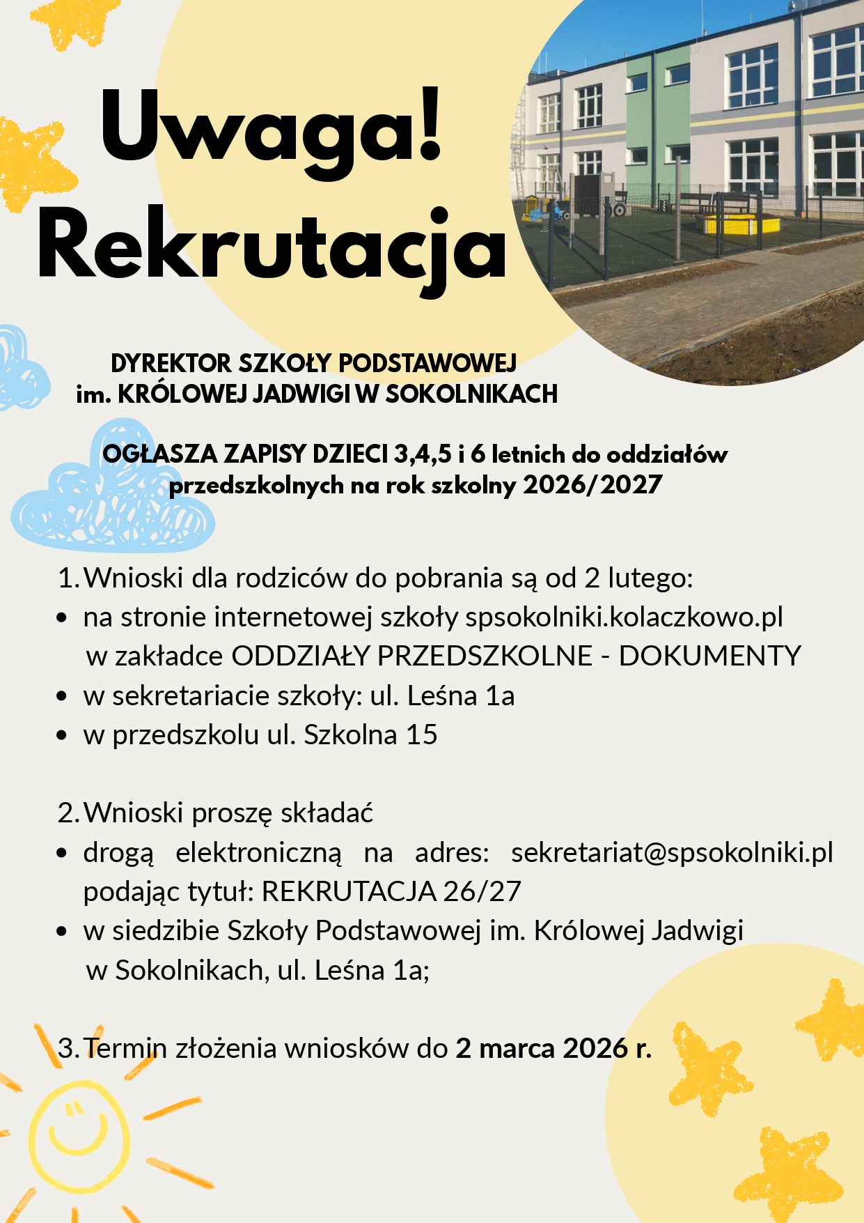 Rekrutacja do przedszkola